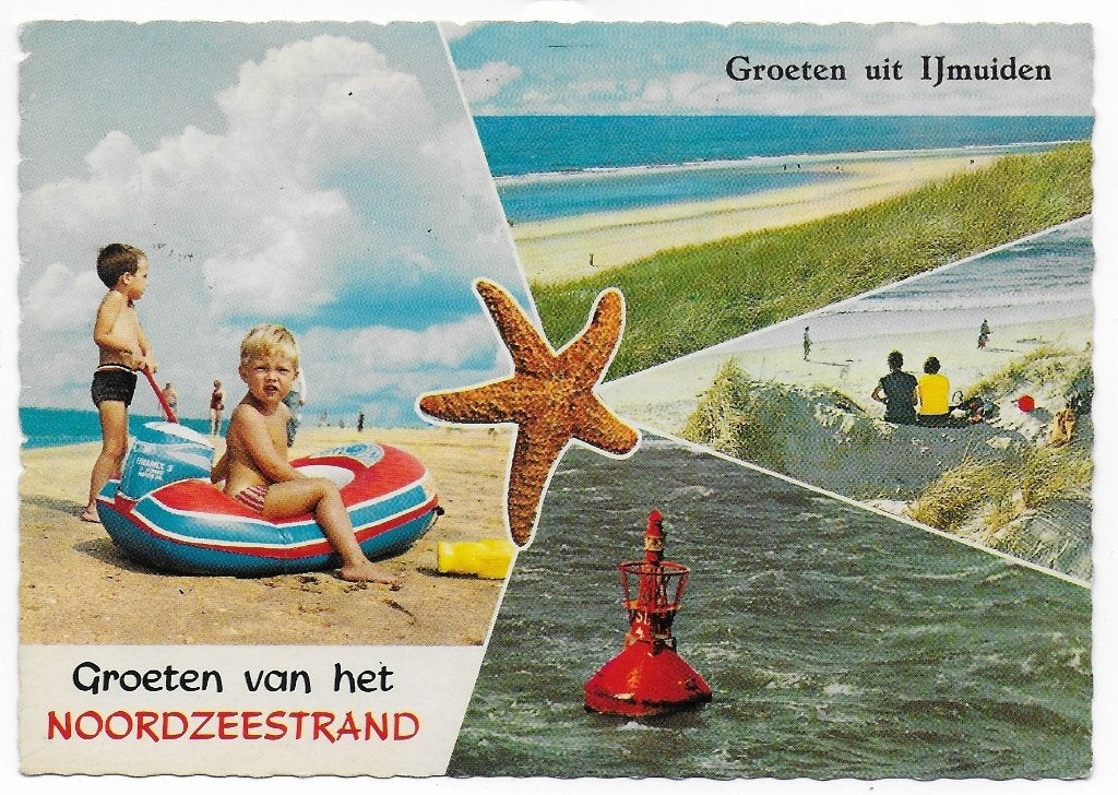 IJmuiden Gelopen Ansichtkaart ( B5682 ), Ophalen of Verzenden, 1980 tot heden, Gelopen, Noord-Holland