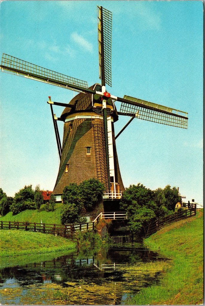 Leidschendam - 12 oude ansichtkaarten molens, Verzamelen, Ansichtkaarten | Nederland, Verzenden, 1960 tot 1980, Gelopen, Zuid-Holland