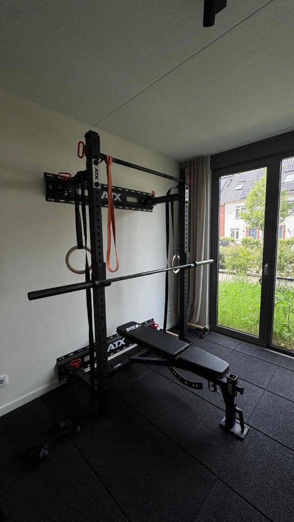 Volledige (crossfit-)gym voor thuis - zo goed als nieuw, Ophalen, Zo goed als nieuw