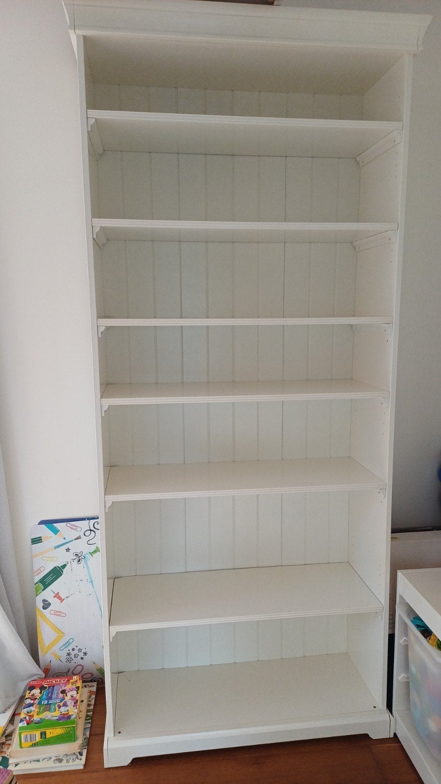 IKEA Liatorp witte boekenkast, Huis en Inrichting, Ophalen, Met plank(en), Gebruikt, 200 cm of meer