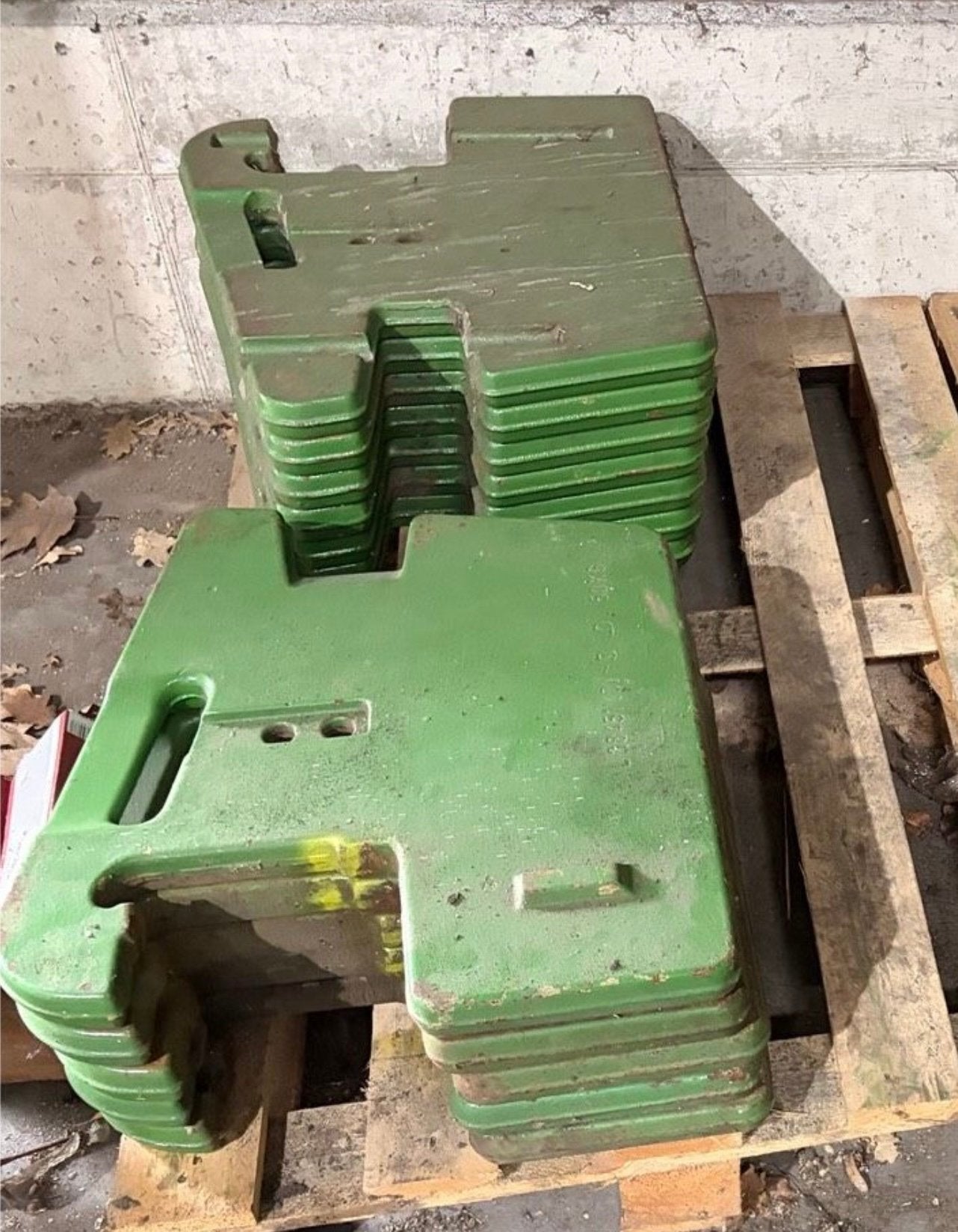 John deere gewichten 50kg, Zakelijke goederen, Agrarisch | Onderdelen | Banden, Velgen en Assen, Ophalen