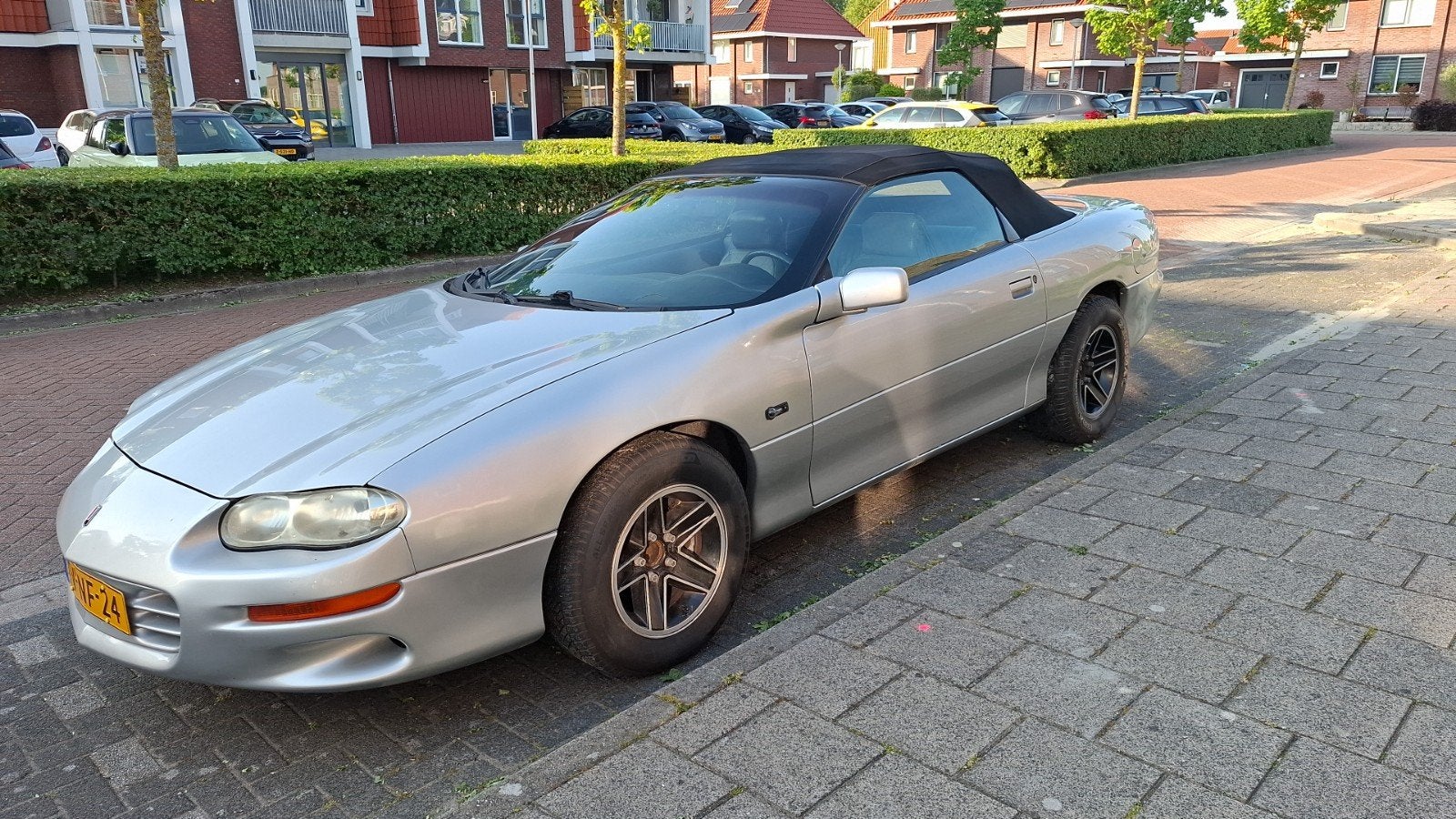 Chevrolet Camaro 3.8 Convertible AUT 1998 Grijs, Auto's, Chevrolet, Automaat, Achterwielaandrijving, Camaro, Cabriolet