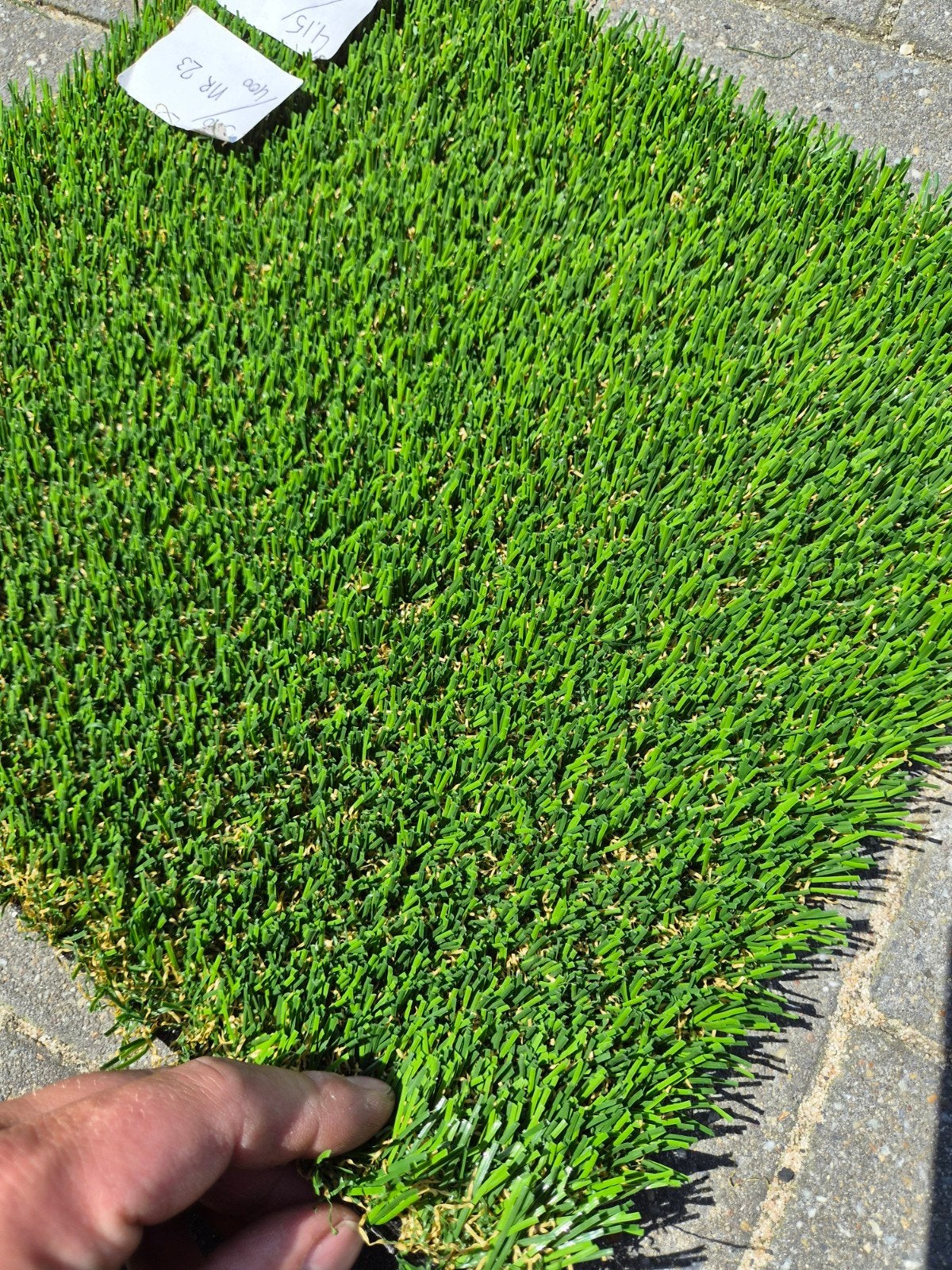 Kunstgras coupon nieuw 30mm poolhoogte 4.15 x 4.00 (16.6m2), Ophalen of Verzenden, Nieuw, Minder dan 10 m²