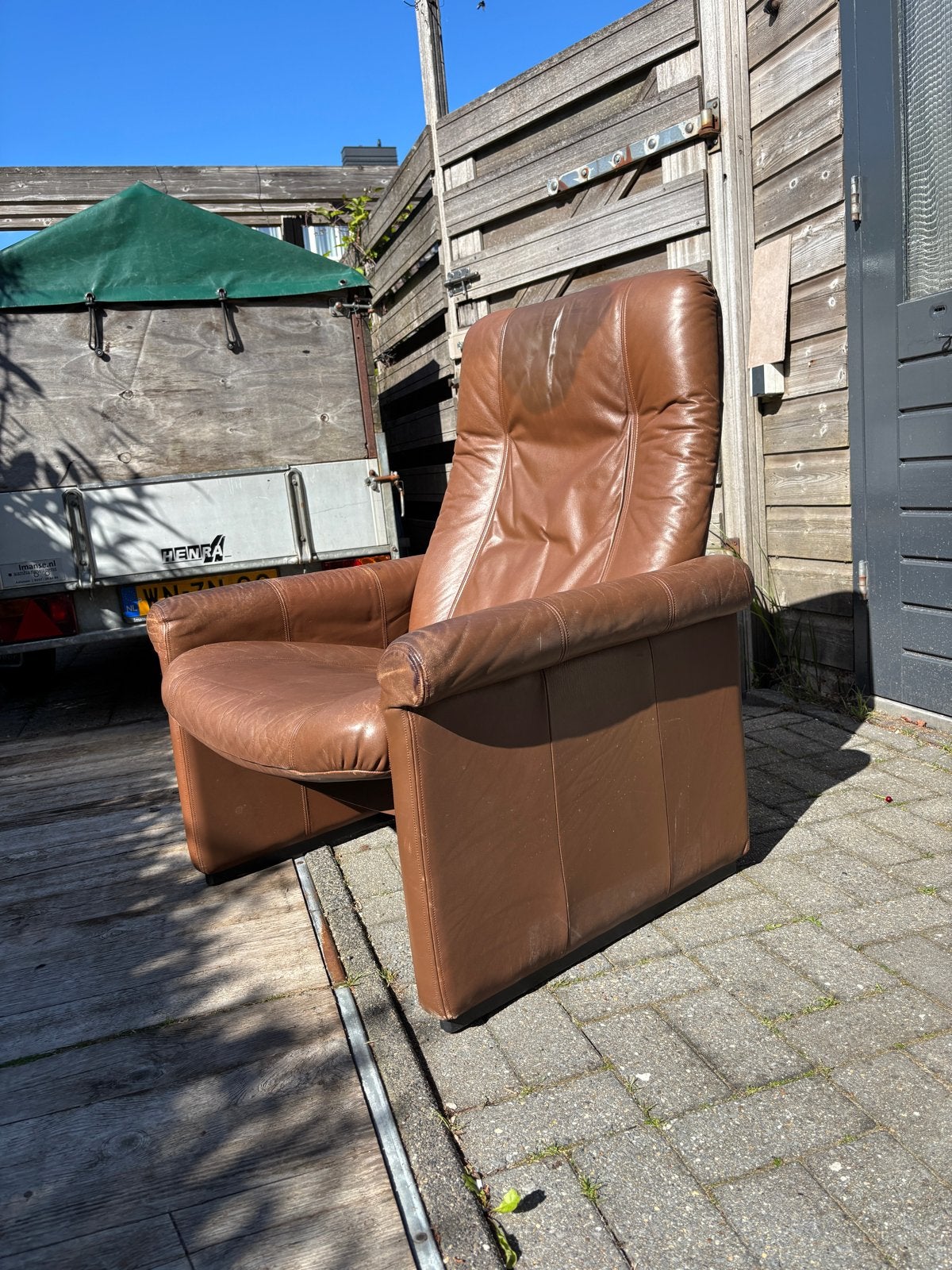 De Sede fauteuil DS50, Huis en Inrichting, Fauteuils, Ophalen, Gebruikt, Leer, 75 tot 100 cm