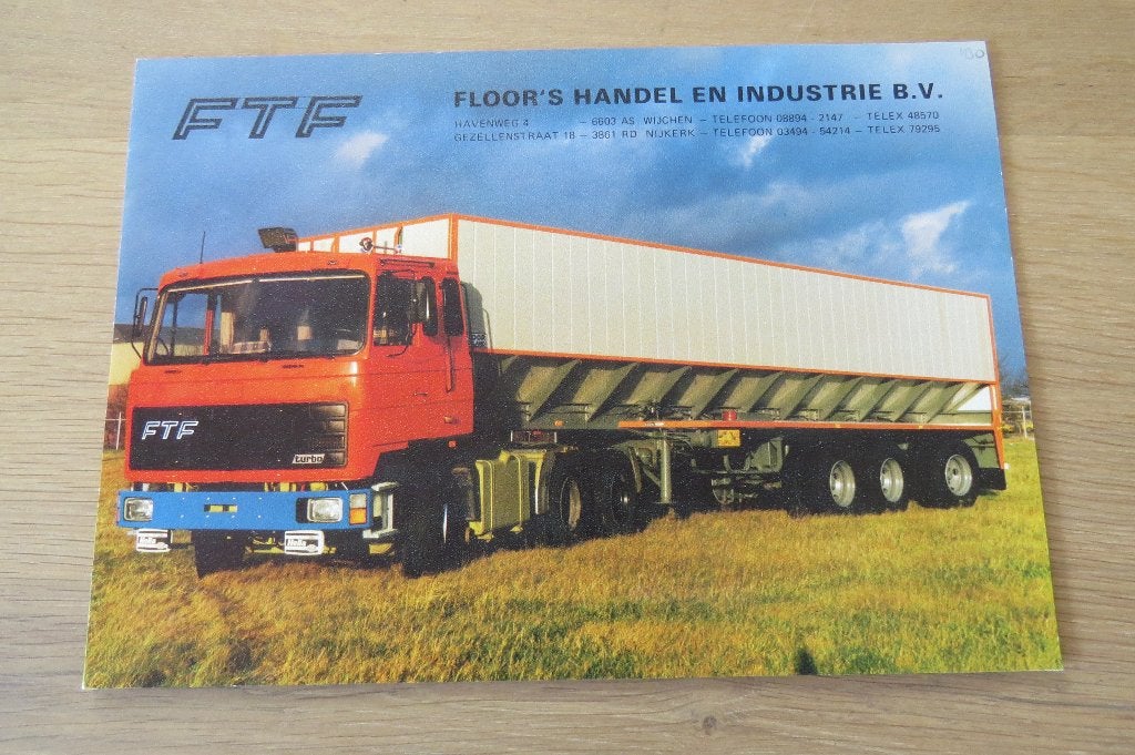 Originele catalogus FTF trucks (1980), Verzenden, Zo goed als nieuw, Algemeen