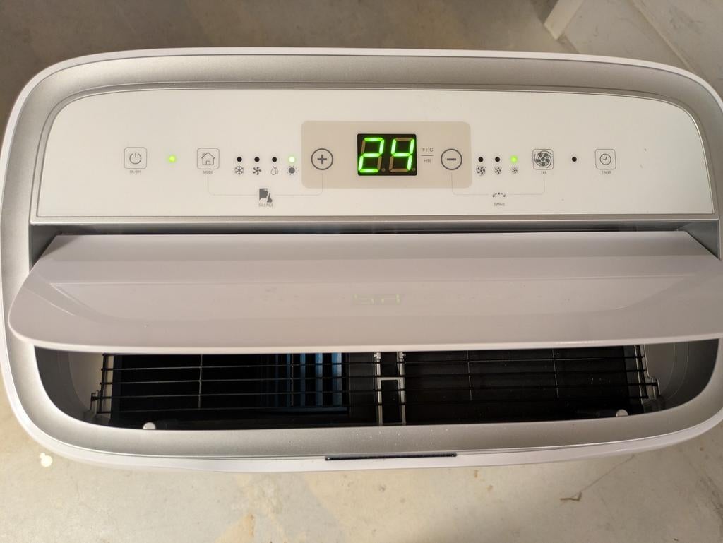 Rowenta mobiele airco rwac1400h, Ophalen, Minder dan 60 m³, 3 snelheden of meer, Zo goed als nieuw