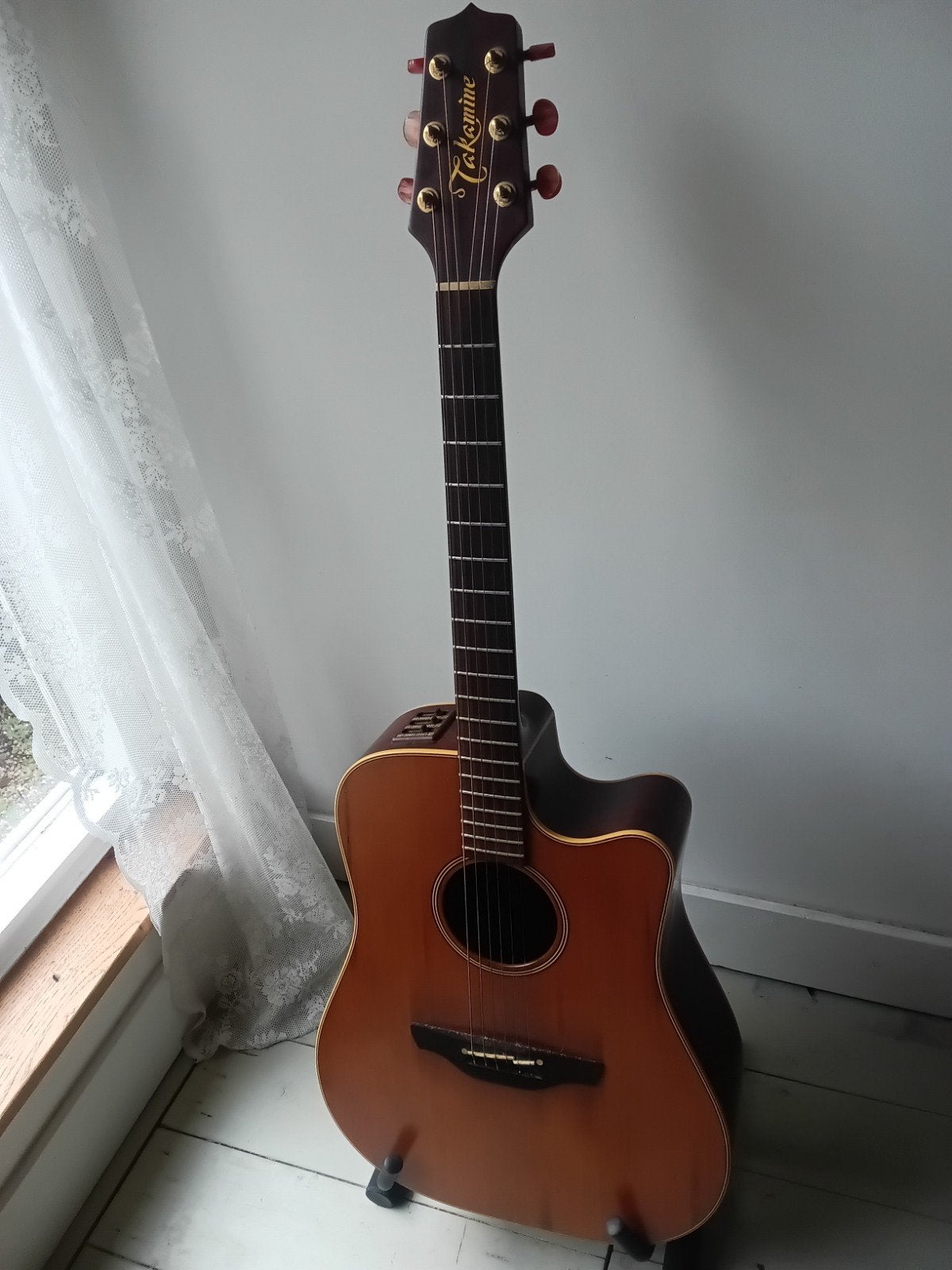 Takamine EN-10C Western gitaar met koffer, Ophalen, Gebruikt, Western- of Steelstringgitaar, Met koffer