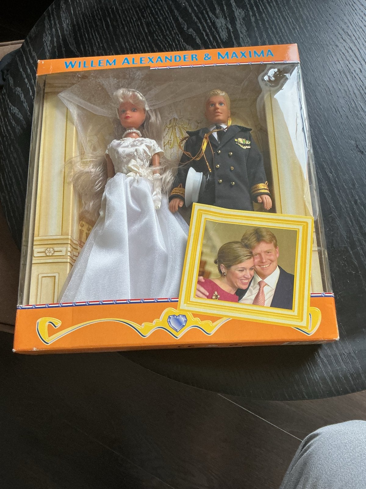 Willem Alexander & Maxima poppen nieuw in doos, Verzamelen, Ophalen, Nieuw, Overige typen