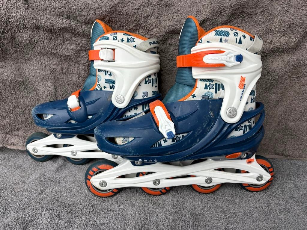 Nijdam Traffic Racer Inline Skates - Verstelbaar, Sport en Fitness, Skeelers, Overige merken, Kinderen, Ophalen of Verzenden, Inline skates 4 wielen