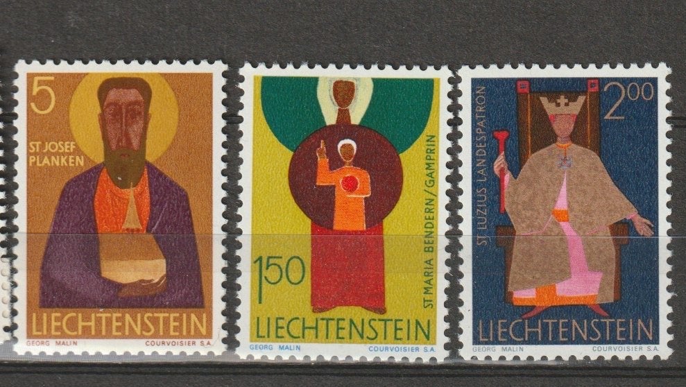 TSS Kavel 220208 Liechtenstein pf  minr 500-502 religie, Ophalen, Overige landen, Postfris