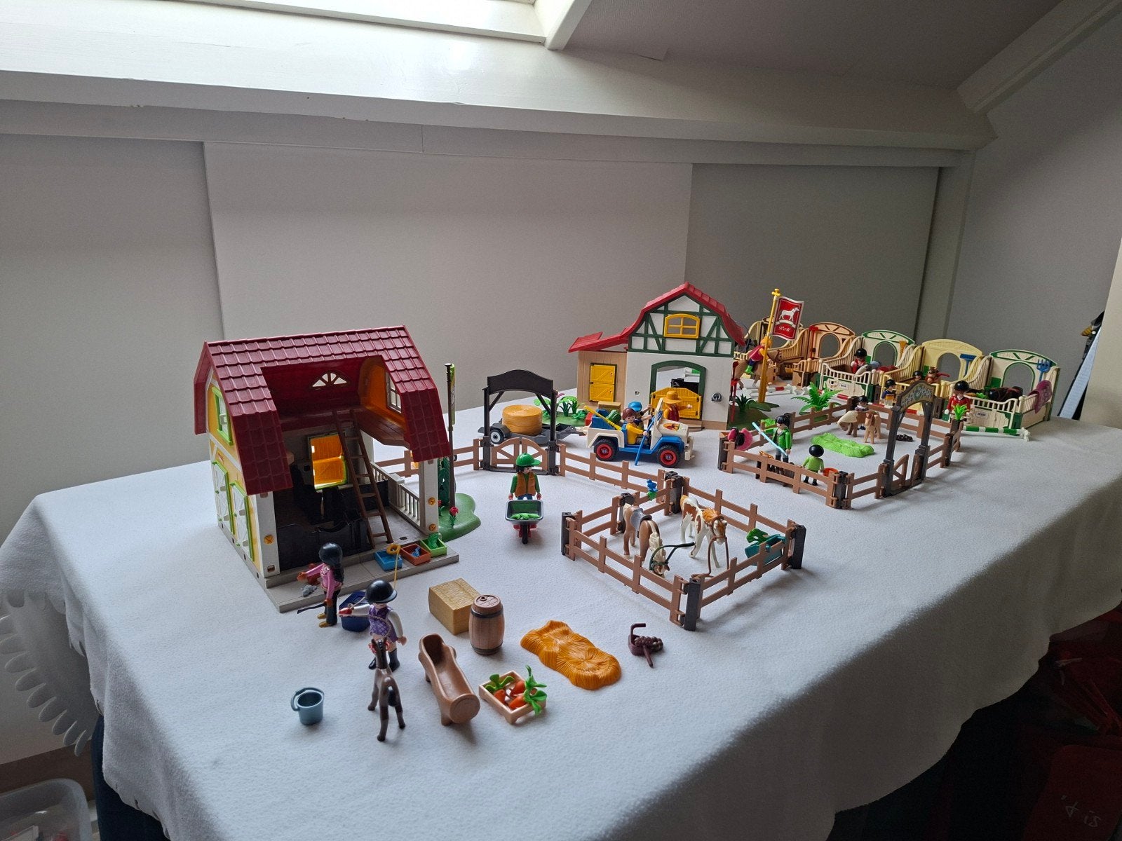 Playmobil Paardenmanege en Boerderij Set - ook los te koop, Ophalen of Verzenden, Country, Gebouw