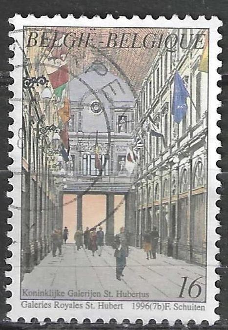 Belgie 1996 - Yvert/OBP 2643 - Galerijen Sint-Hubertus (ST), Verzenden, Gestempeld, Europa