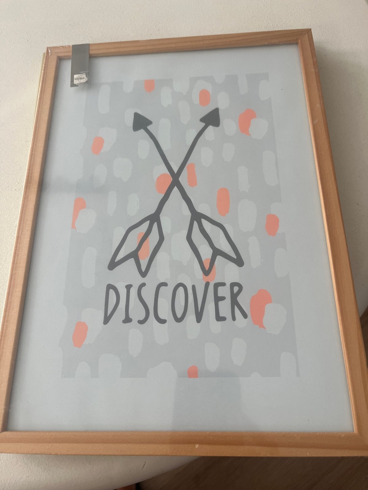 Gratis Nieuwe HEMA fotolijst met l' print, 22.5 x 31 cm, Nieuw, Ophalen of Verzenden, Fotolijst, Met afbeelding