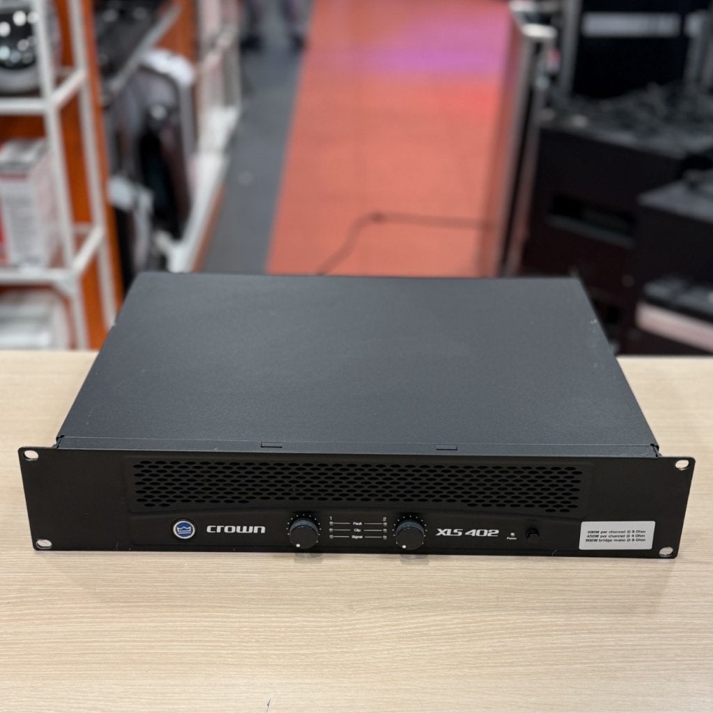 Crown XLS402 PA eindversterker 900 Watt max!, Flex Ltd., Zo goed als nieuw, https://flex.com/contact-us, Nobelstraat 10, 5807 GA Oostrum LB, Limburg, Nederland