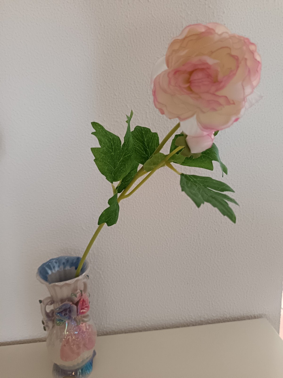 Kunst bloem, Huis en Inrichting, Woonaccessoires | Kunstplanten en Kunstbloemen, Ophalen, Zo goed als nieuw