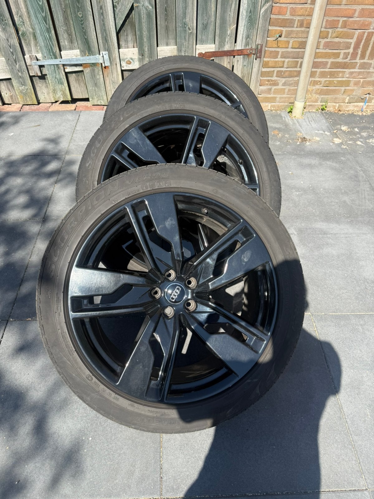Originele Audi velgen 285 40 R21, Auto-onderdelen, Banden en Velgen, Ophalen, 285 mm, Banden en Velgen, Zomerbanden