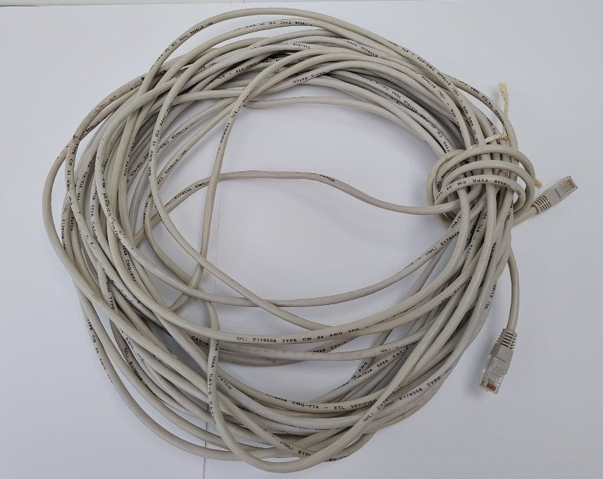 3 Netwerkkabels CAT5, CAT5e, 1 - 18 meter, Ophalen of Verzenden, Gebruikt