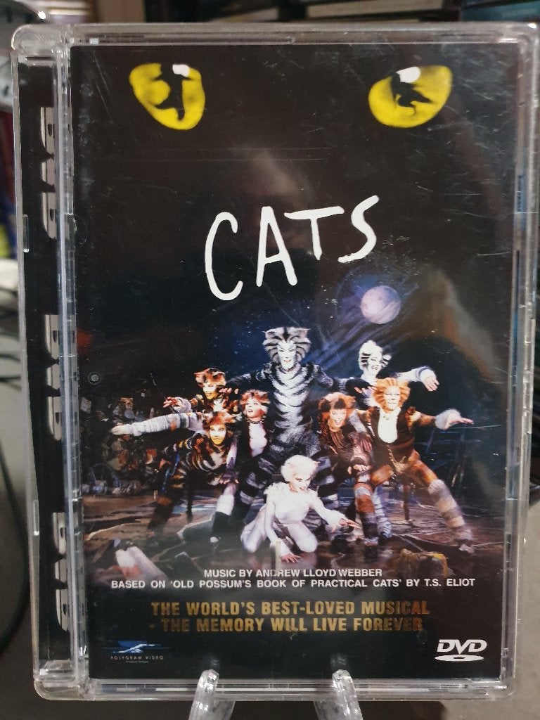 Cats musical DVD, Alle leeftijden, Ophalen, Zo goed als nieuw