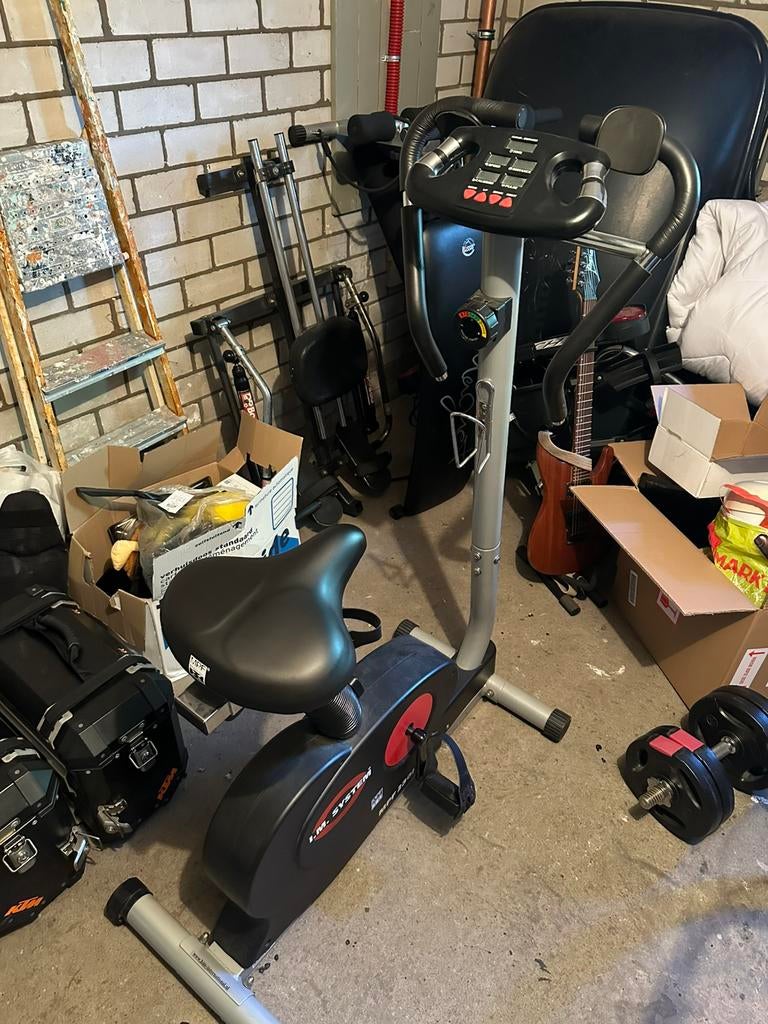 Fitness set: Hometrainer, buikspierbank en rug/buik machine., Ophalen, Gebruikt, Buik, Overige typen