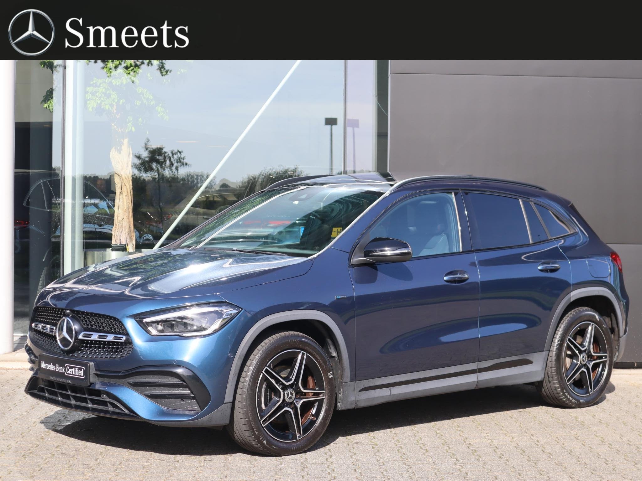 Mercedes-Benz GLA-klasse 250 e Business Solution AMG Limited, Auto's, Stof, Blauw, Bedrijf, Hybride Elektrisch/Benzine