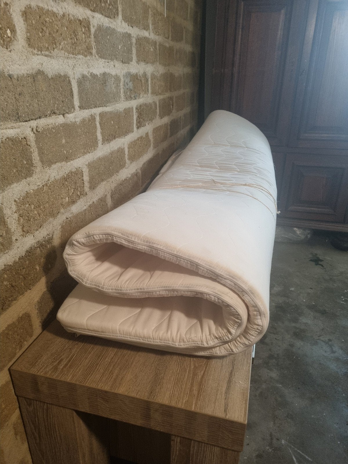 Topper voor bed 160x180 -  nieuw!, Tweepersoons, Zo goed als nieuw, Matras, 160 cm