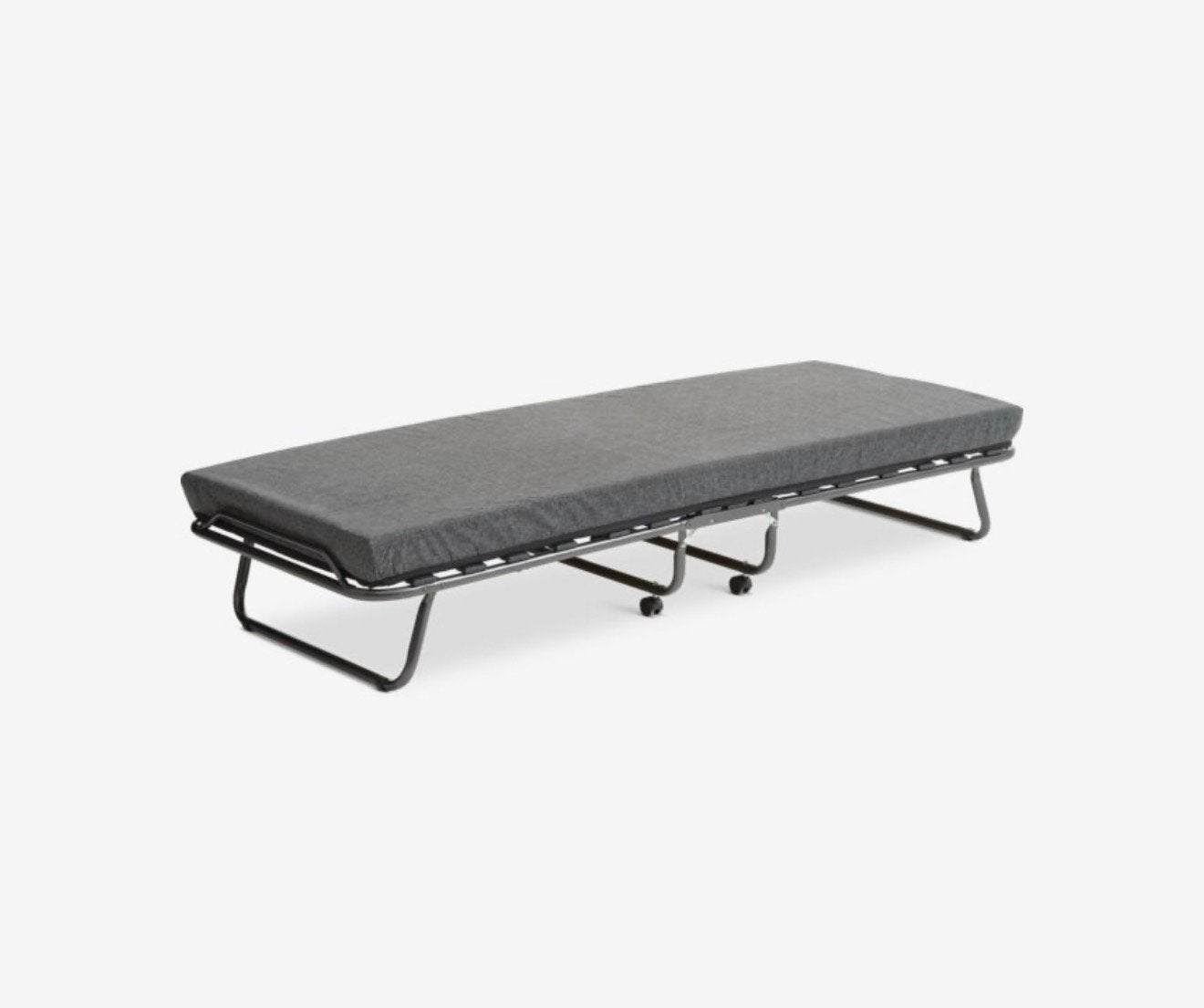 Opvouwbaar logeerbed met matras - Ideaal voor gasten, Gebruikt, Eenpersoons, Ophalen of Verzenden, 80 cm