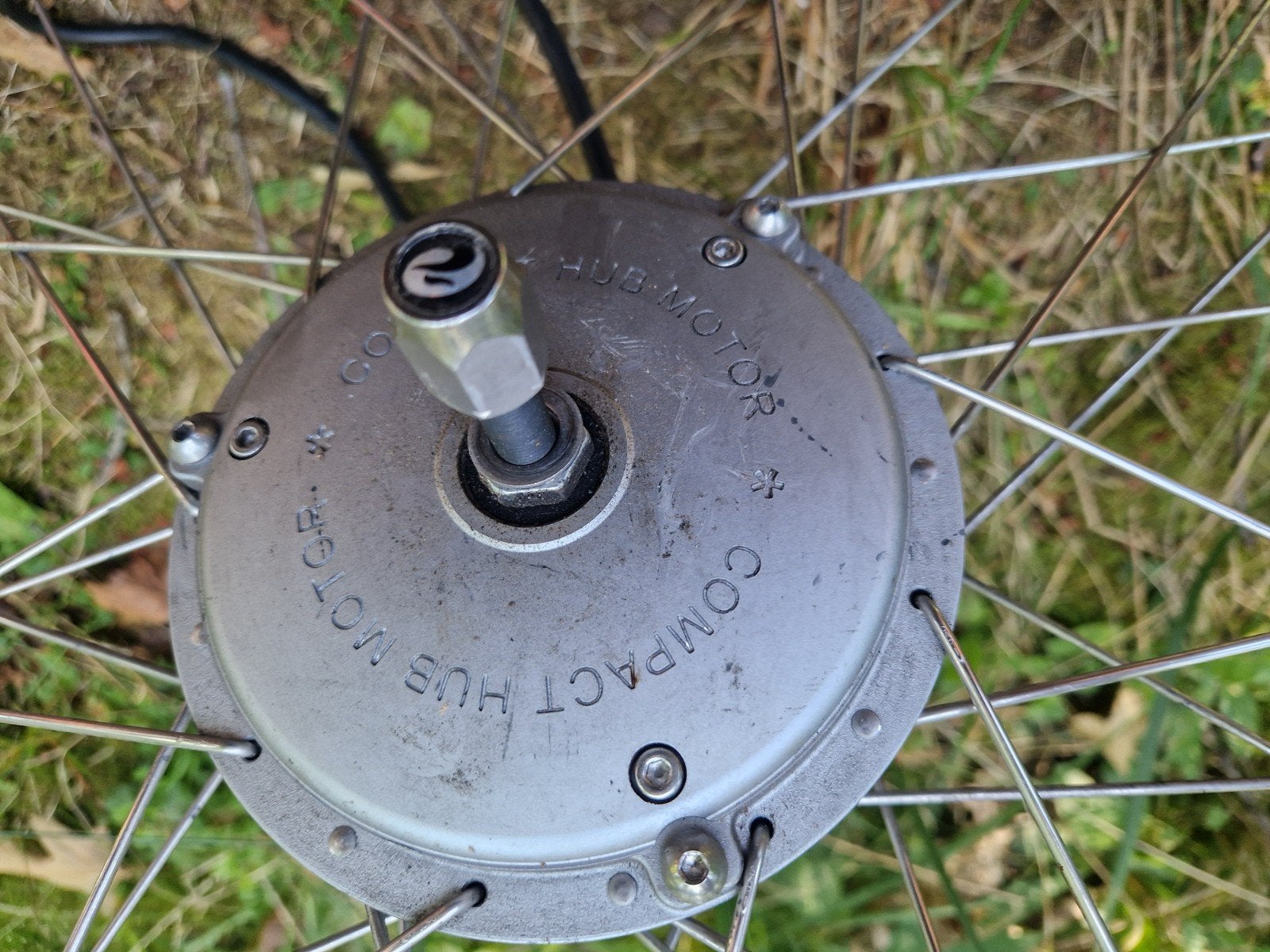 Giant wiel met voorwiel motor , wiel zijn recht, Ophalen of Verzenden, Motor