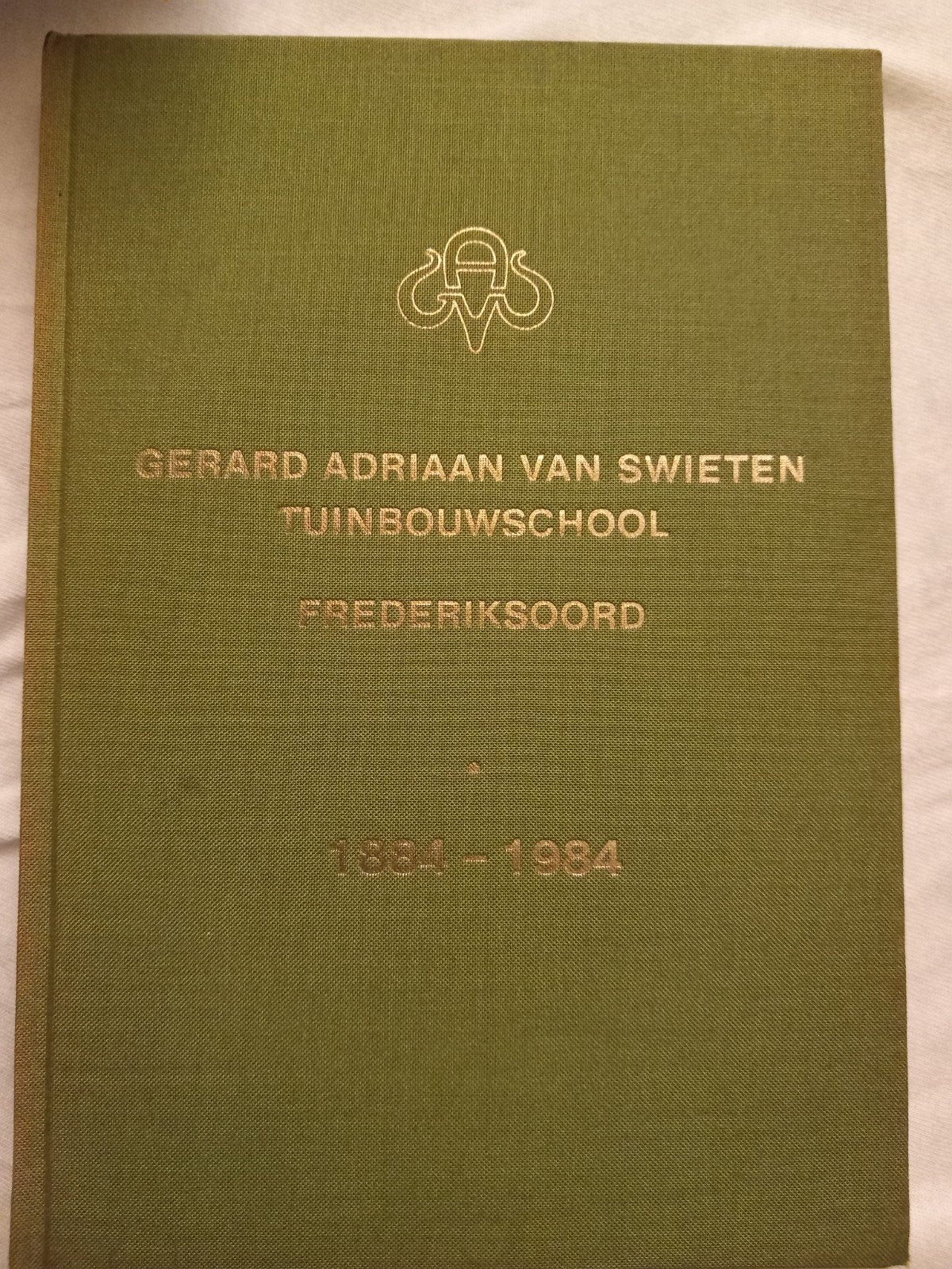 Boekje Gerard Adriaan van Swieten Tuinbouwschool 1884-1984, Ophalen of Verzenden, Gelezen