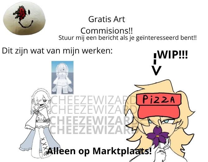 Gratis Art commisions!, Verzenden, Zo goed als nieuw
