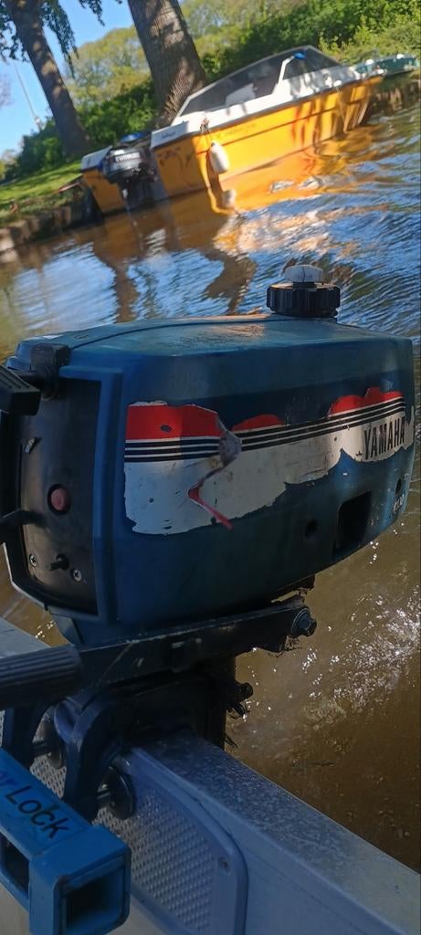 Leuke yamaha 2 pk 2 takt buitenboordmotor, Watersport en Boten, Bootonderdelen, Ophalen of Verzenden, Motor en Techniek, Motorboot