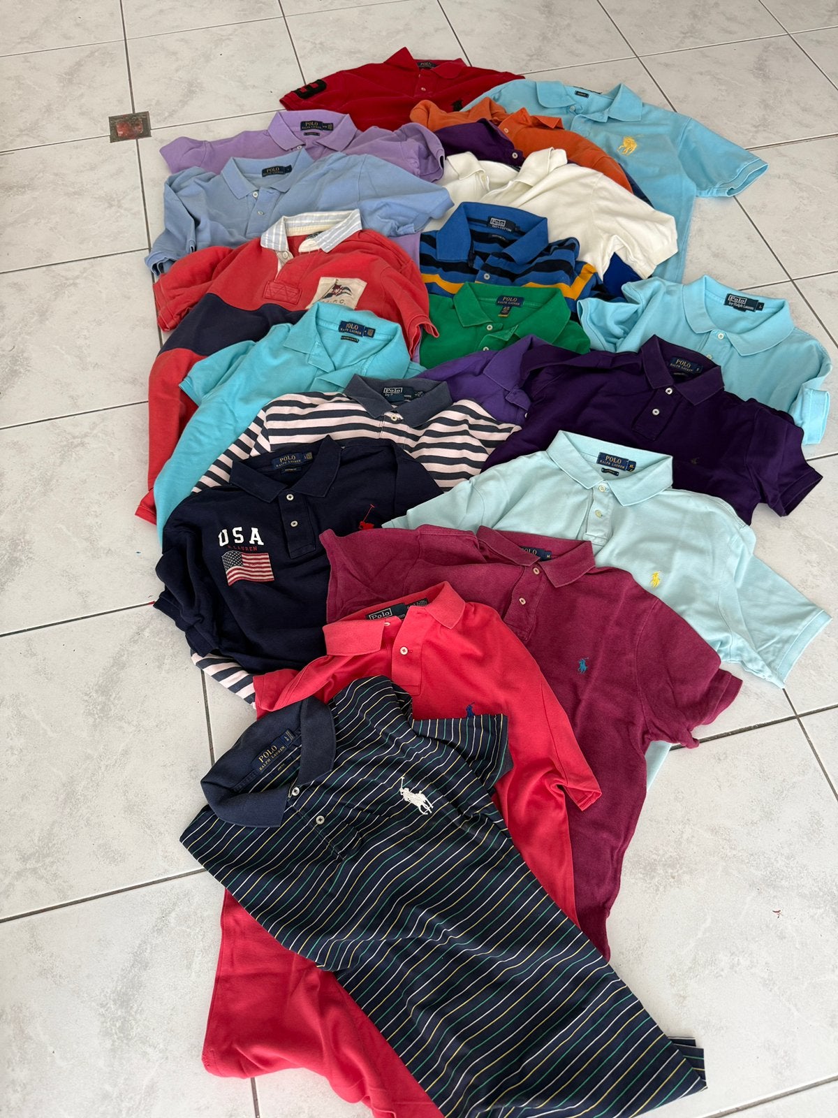24x Ralph Lauren Polo Heren Vintage Partij Origineel, Kleding | Heren, Polo's, Ophalen of Verzenden, Zo goed als nieuw