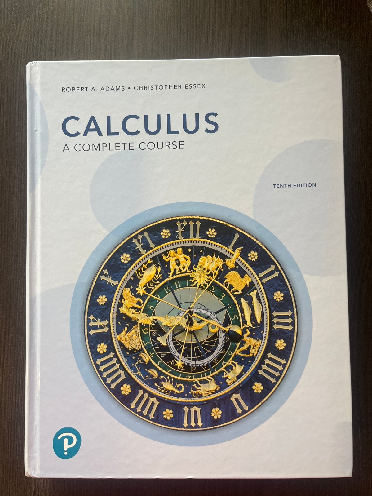 Calculus: A Complete Course - Tiende Editie, Ophalen of Verzenden, Beta, Zo goed als nieuw, HBO