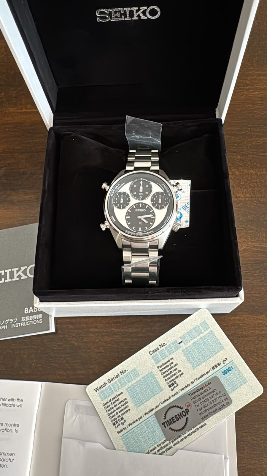 Seiko Prospex Speedtimer nieuw in plastic & Garantiekaart!, Ophalen, Staal, Polshorloge, Nieuw
