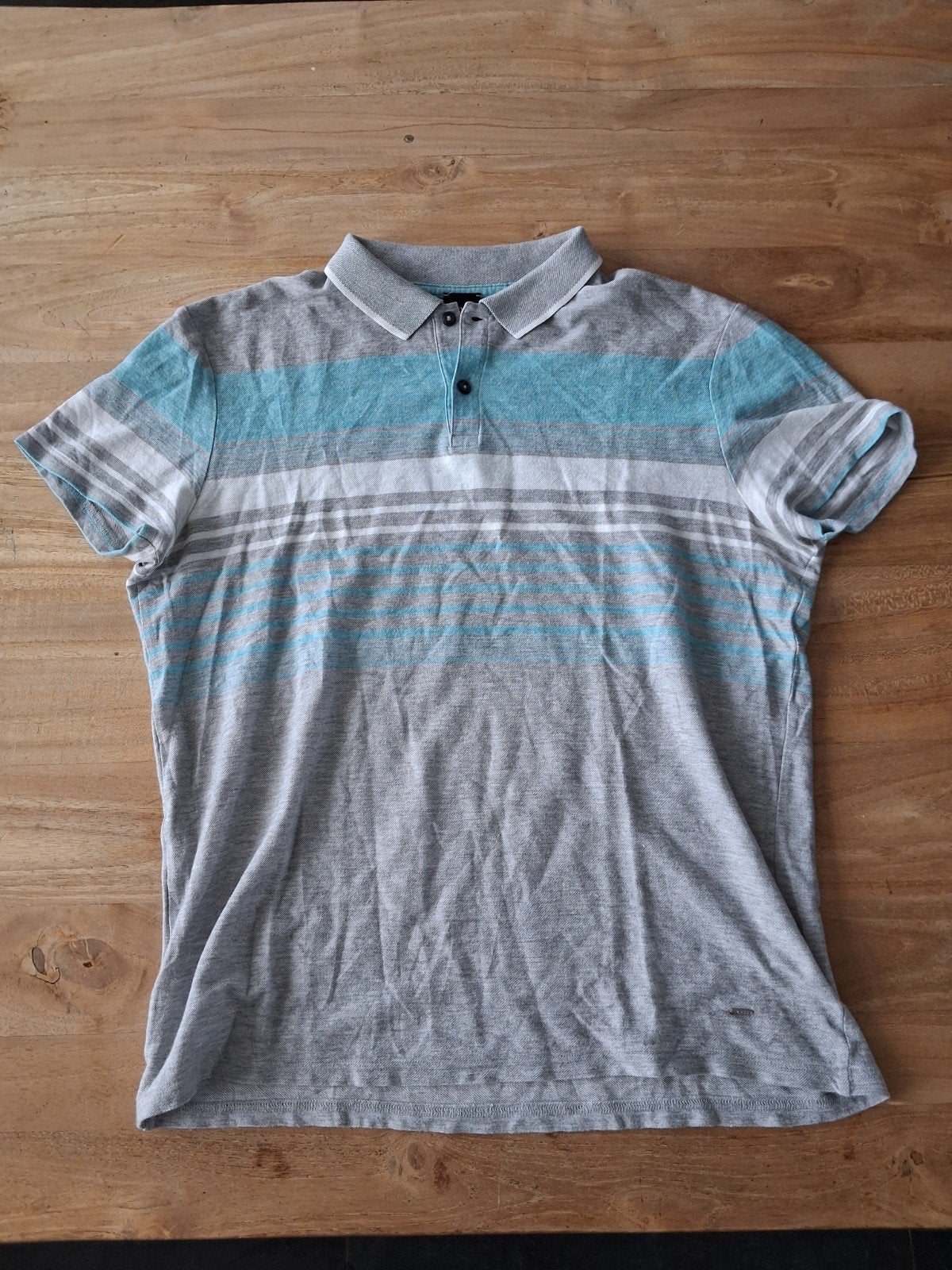 Hugo Boss gestreepte polo - Maat M, Ophalen of Verzenden, Zo goed als nieuw, Hugo Boss, Meerkleurig