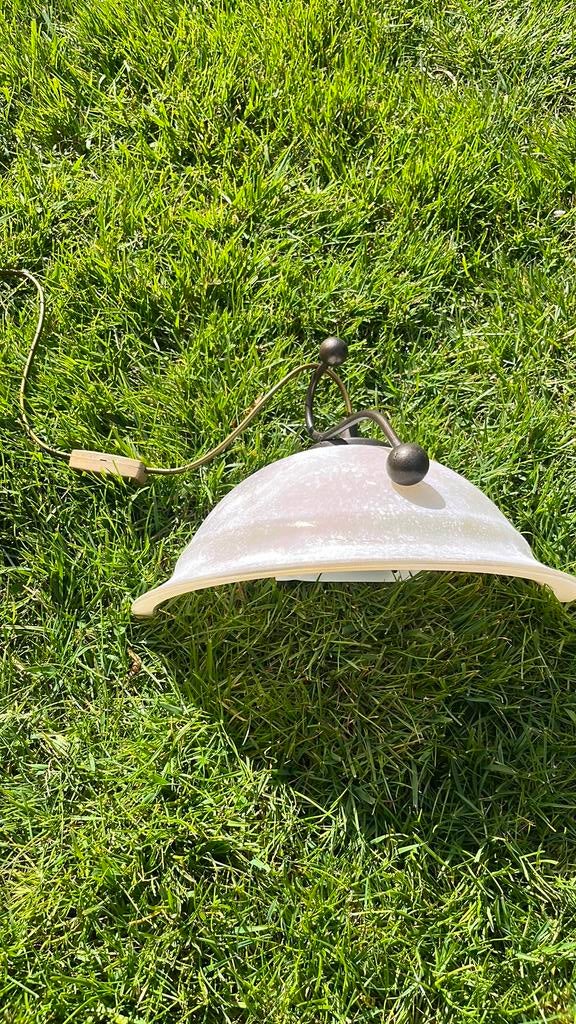 Muurlap koperkleurig, Staande lamp, Ophalen of Verzenden, 50 tot 250 watt, Netvoeding