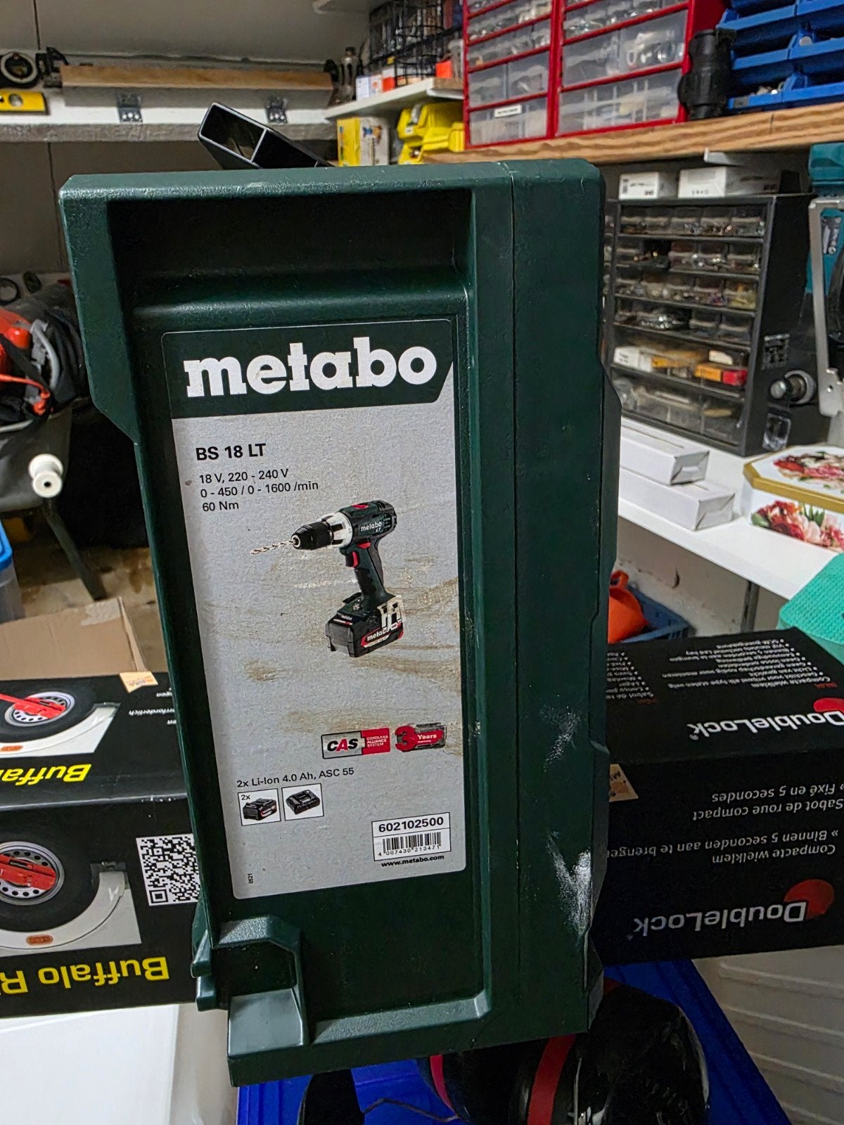 Te koop :Metabo gereedschapskoffer BS 18 LT in nieuwstaat, Doe-het-zelf en Verbouw, Ophalen of Verzenden, Zo goed als nieuw