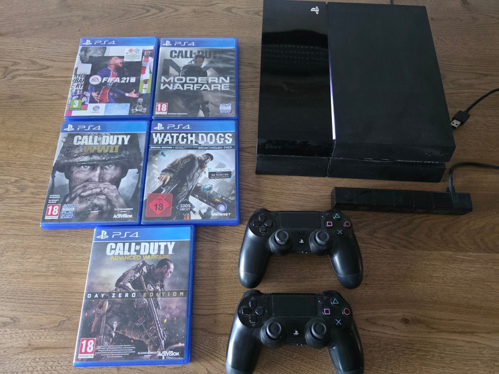 PlayStation 4 met 5 games en 2 controllers, Ophalen, Vanaf 18 jaar, Shooter, 2 spelers