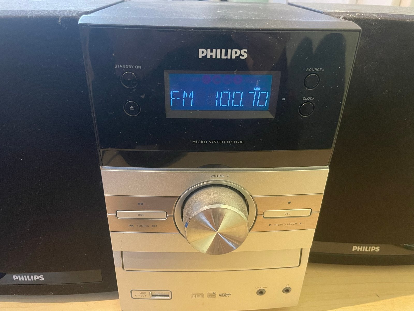 Philips Micro System MCM205/12 met speakers, Ophalen, Philips, Gebruikt, Microset