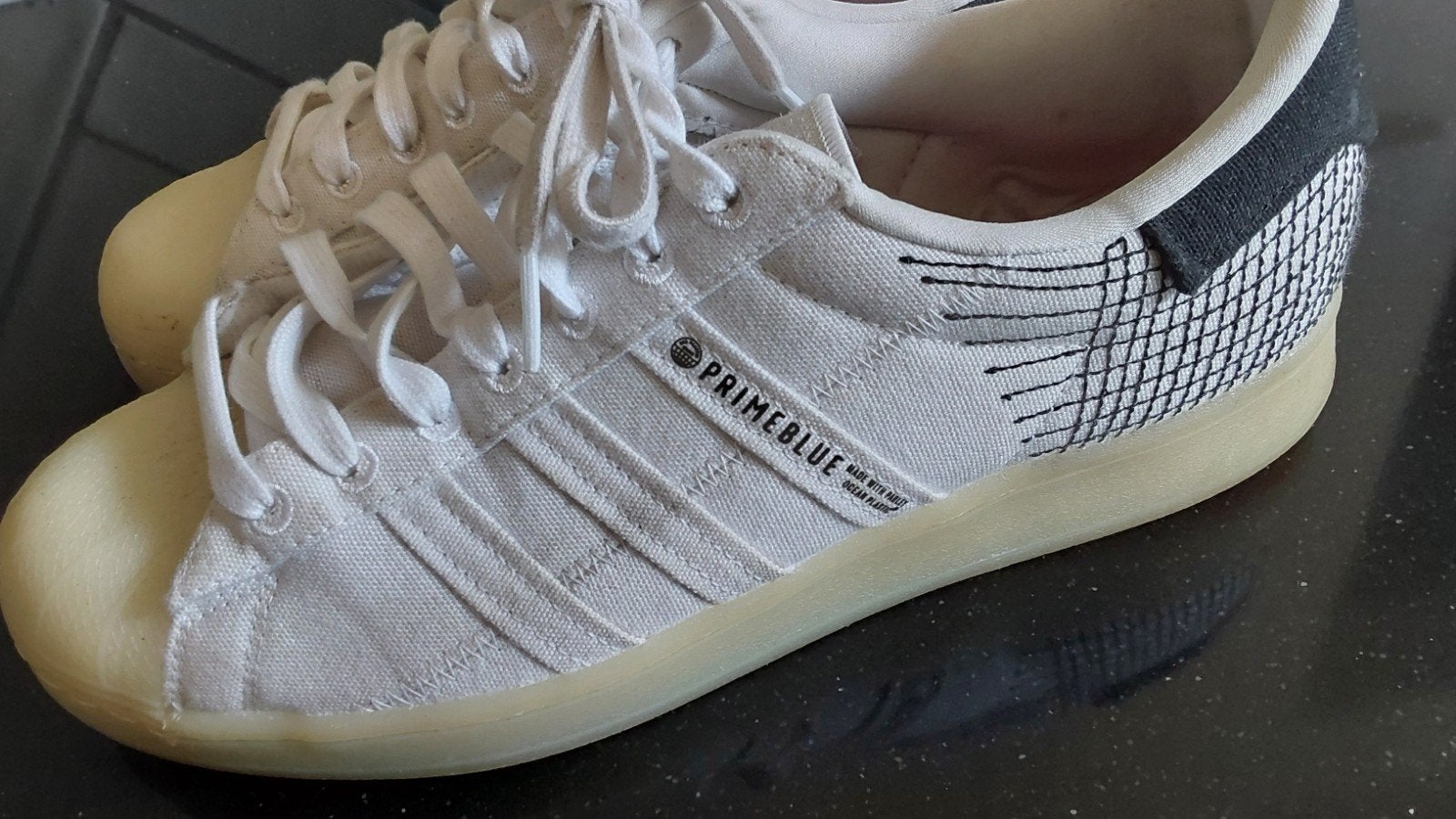 Adidas Superstar Primeblue Sneakers - Maat 43 1/3, Wit, Ophalen of Verzenden, Adidas, Sneakers of Gympen