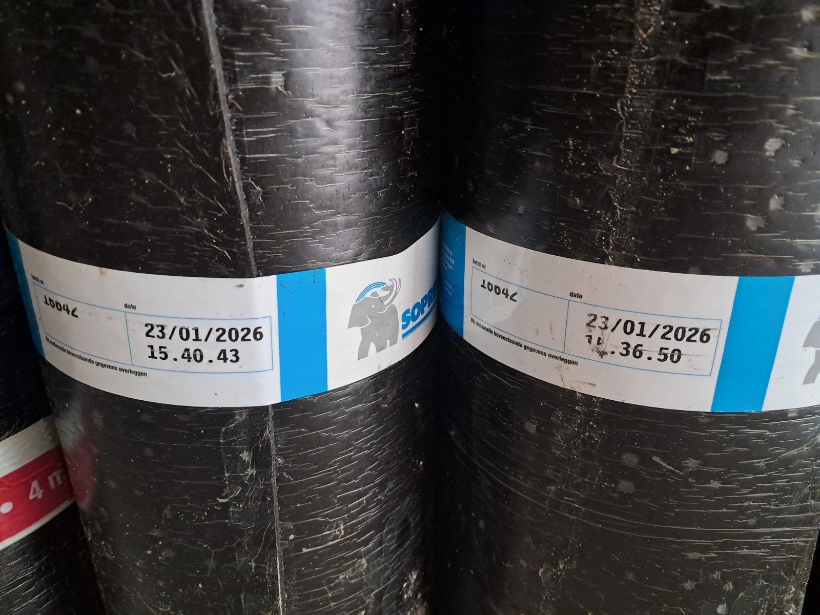 Dakleer rollen Garantgum 470K24 - 5m x 1m, Overige materialen, Zwart, Nieuw, Ophalen of Verzenden