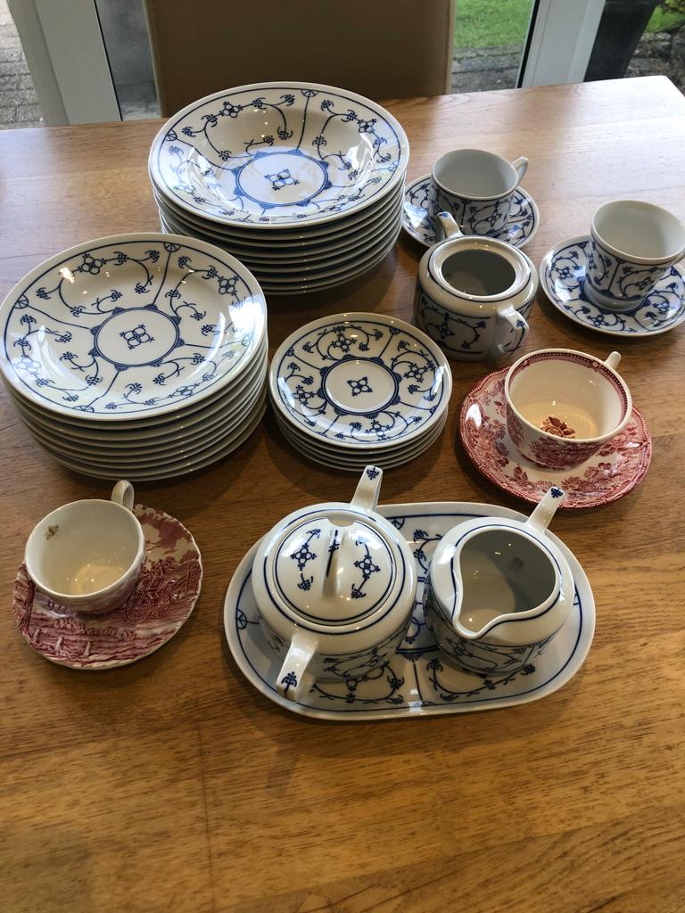 Saksisch blauw servies, Ophalen, Overige stijlen, Bord(en)