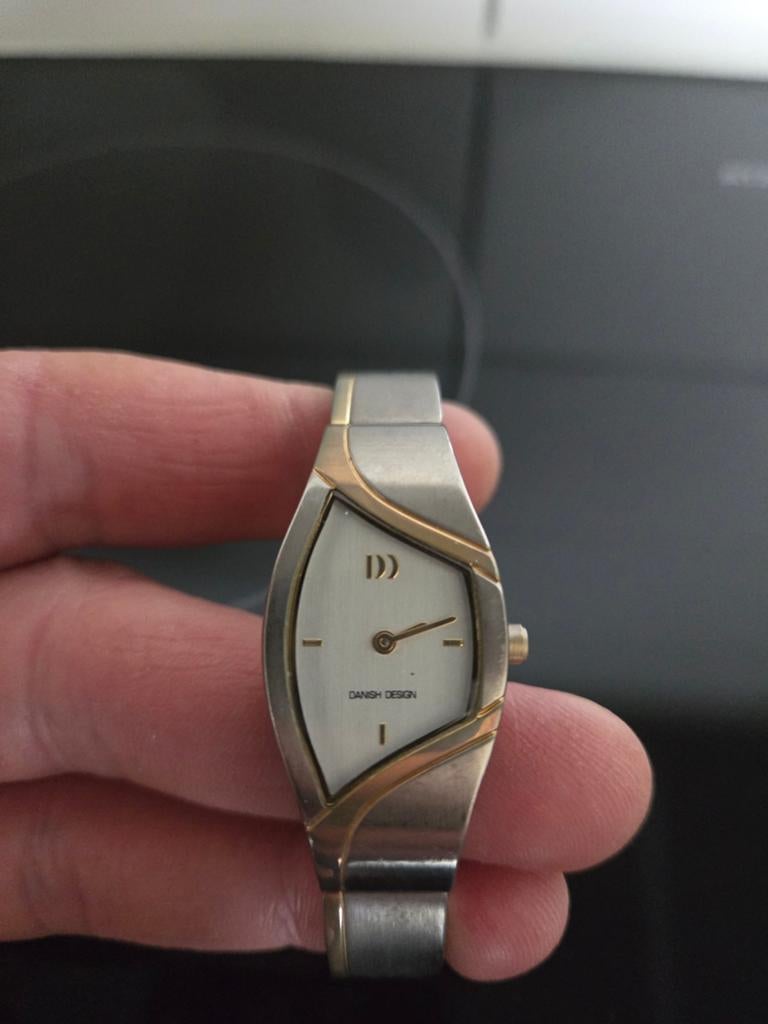 Danish design dames horloge, Ophalen of Verzenden, Staal, Overige merken, 1960 of later