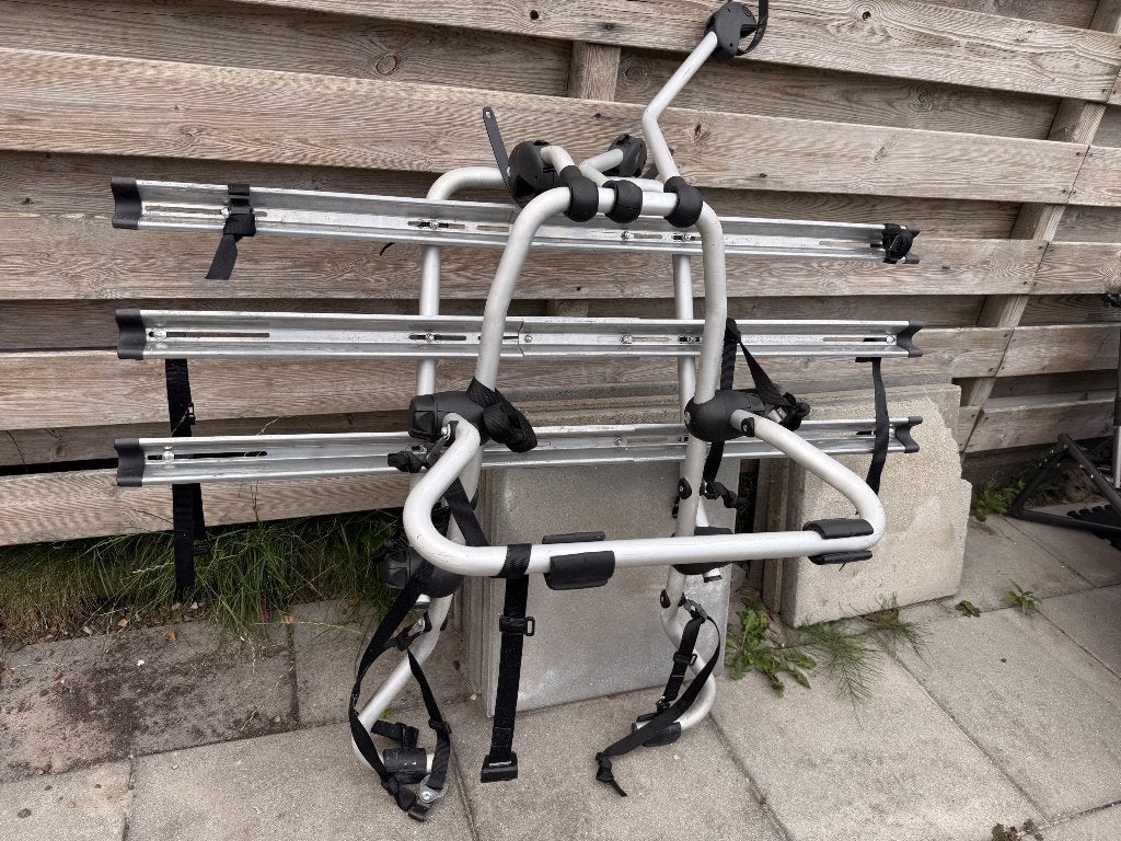 Nordrive pyro 3 fietsendrager kofferklep, 3 fietsen of meer, Gebruikt, Elektrische fiets, Achterklepdrager