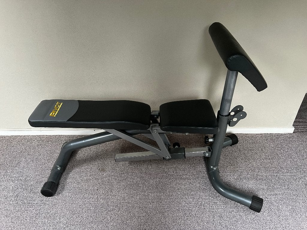 Pivot halterbank, Ophalen, Gebruikt, Armen, Fitnessbank