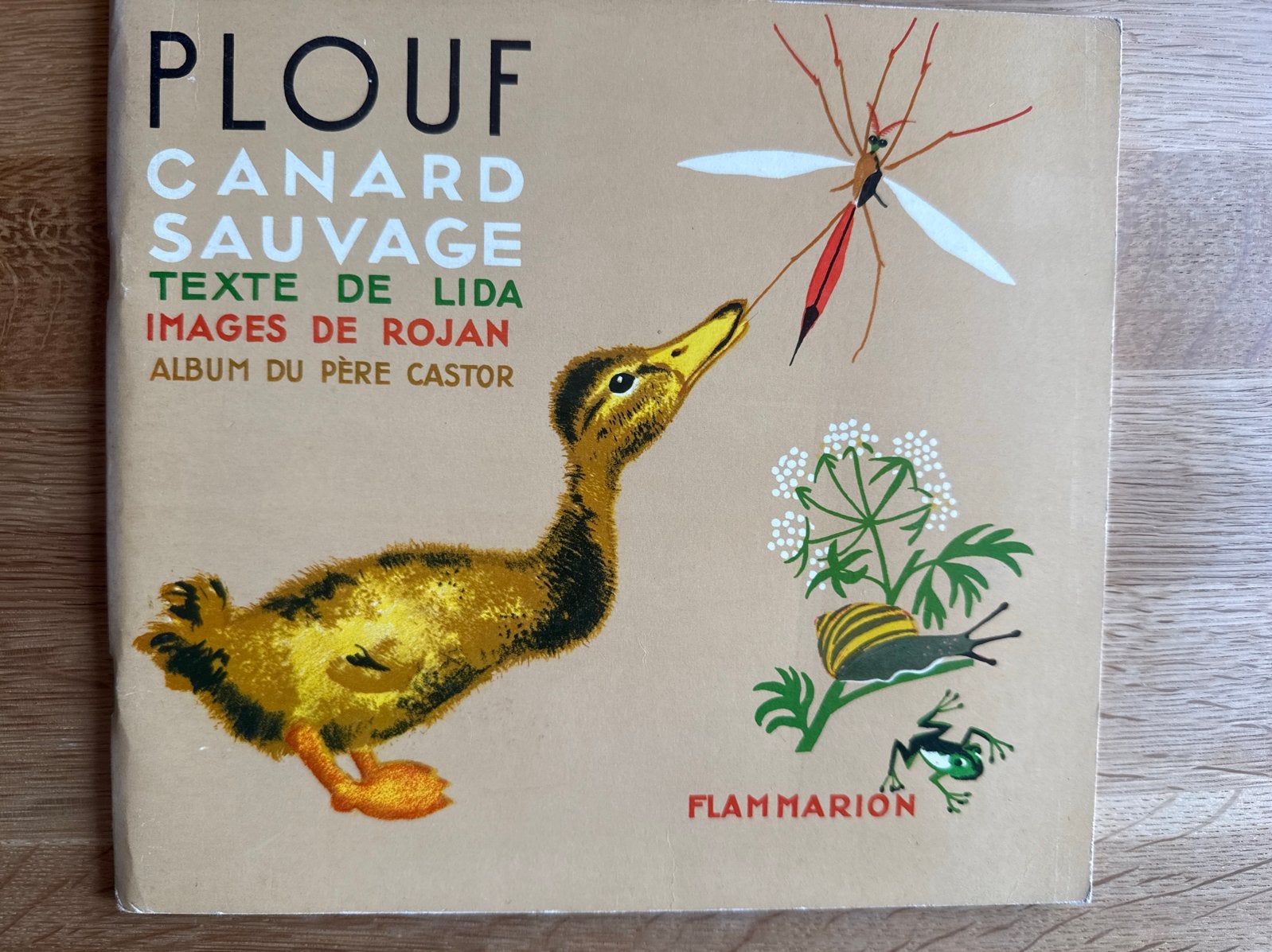 Plouf Canard Sauvage - Vintage Kinderboek (Frans), Ophalen of Verzenden, Gelezen, 3 tot 4 jaar