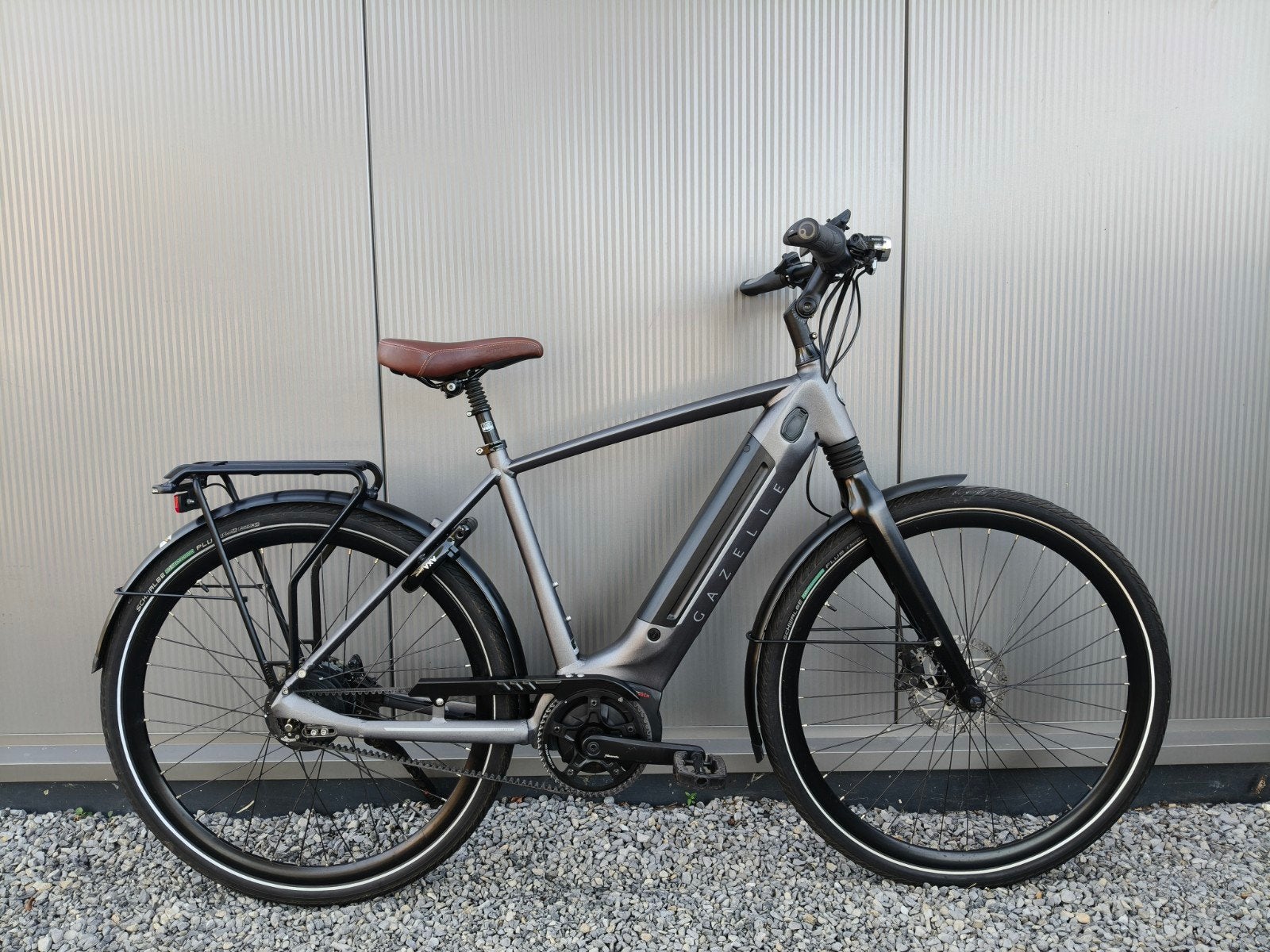 Gazelle Ultimate C380 Disc E-bike. Bosch. Beltdrive. ZGAN., Ophalen, Zo goed als nieuw, 51 tot 55 cm, 50 km per accu of meer
