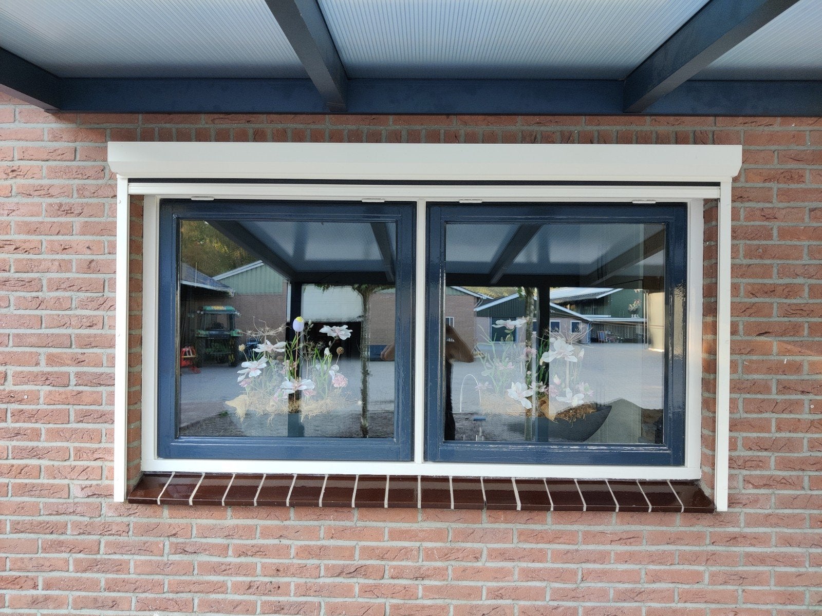 Zonnescherm / Rolluik voor buiten, Ophalen, Gebruikt, Overige kleuren, 100 tot 150 cm