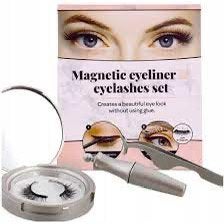 Magnetic eyeliner + eyelashes set nieuw!, Ophalen of Verzenden, Zo goed als nieuw, Ogen, Overige typen