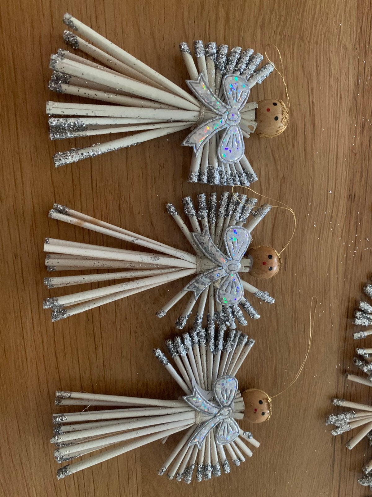 Kerst hangers stro vintage, Ophalen of Verzenden