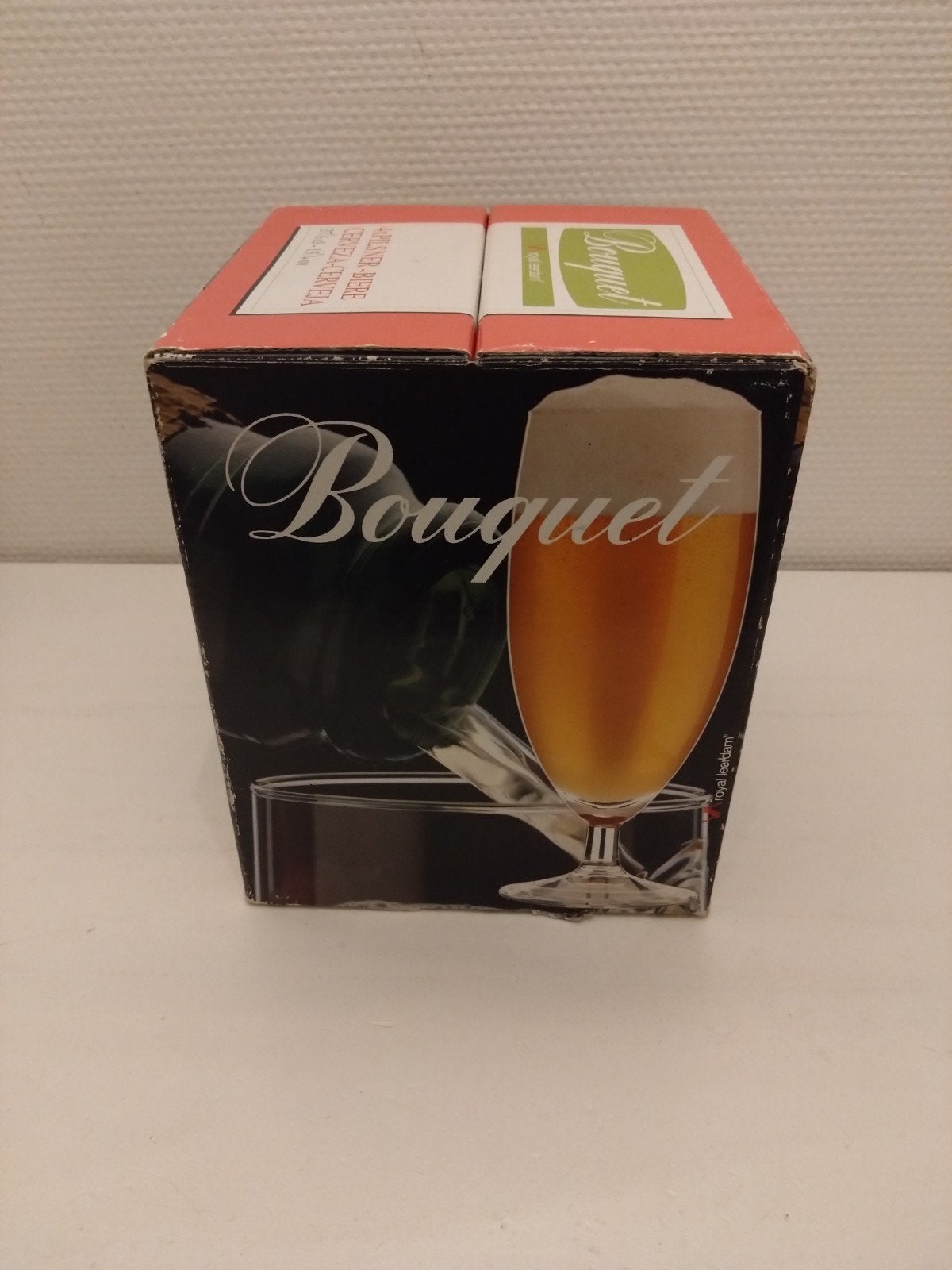 Royal Leerdam Bouquet Pilsner Bierglazen - Set van 4, Nieuw, Ophalen of Verzenden, Overige merken, Glas